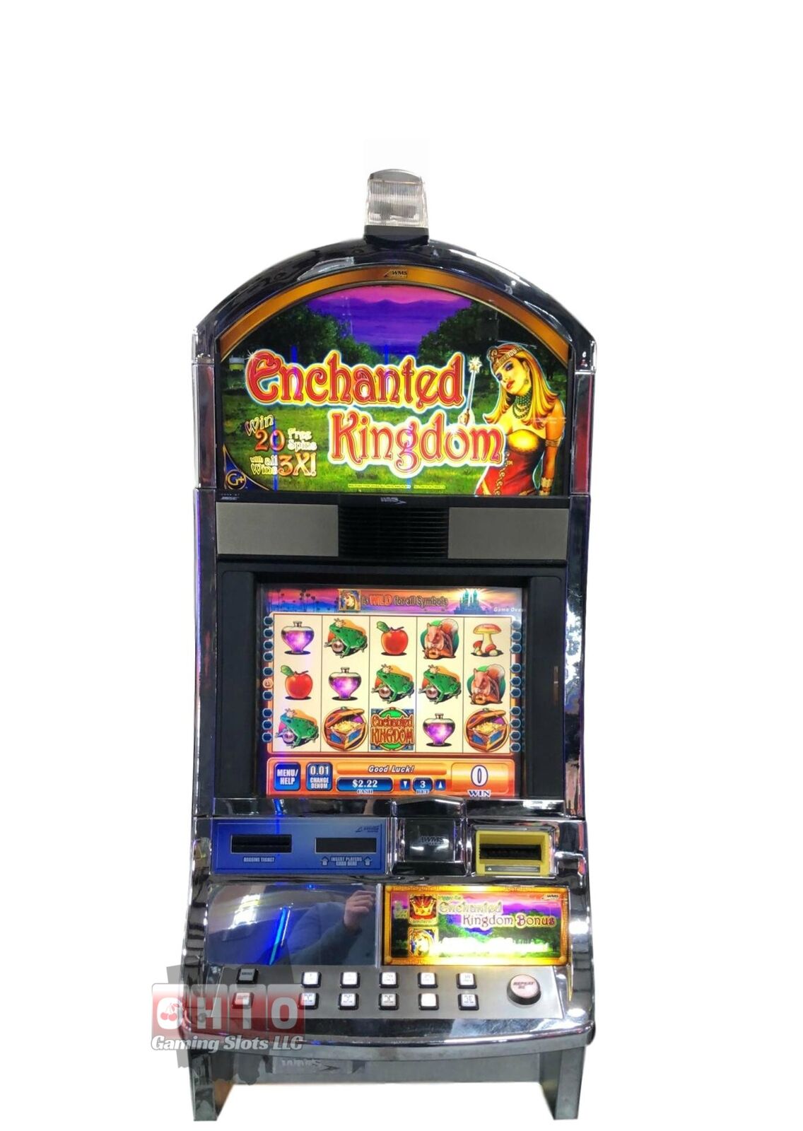 Williams Wms Bb1 Bluebird Slot Machine "enchanted Kingdom" (free Play, Handpay,