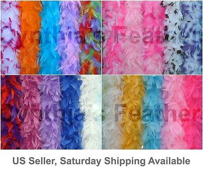 45 Grams Chandelle Feather Boa,  20+ Multiple Colors & Patterns To Pick From